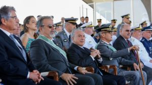 Brasília - O presidente Michel Temer participa da cerimônia comemorativa ao Dia do Exército, no Quartel-General do Exército (Marcos Corrêa/PR)