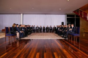 Brasília - Presidente Michel Temer se reúne com governadores durante jantar no Palácio da Alvorada (Beto Barata/PR)